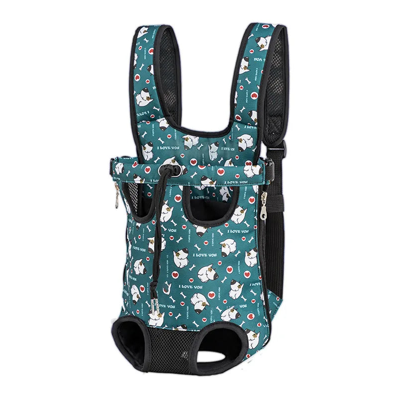 New Outdoor Dog Bag Camouflage Breathable Backpack for dog Travel Puppy carrier Transport Vehicle Pet Mesh Dog Carrying Bag