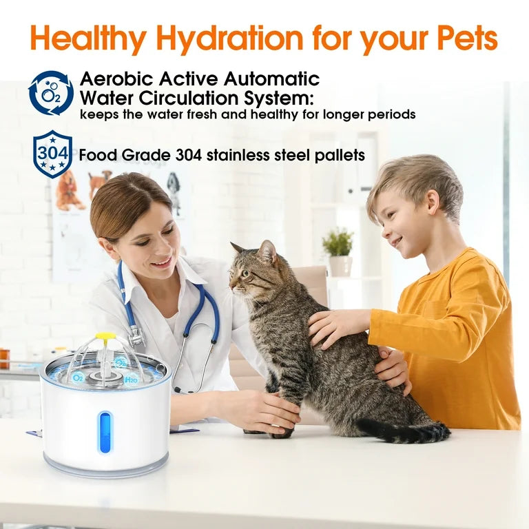 Aerb Water Fountain For Cat And Small Dog