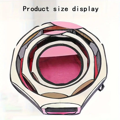 Foldable Octagon Pet Playpen Tent