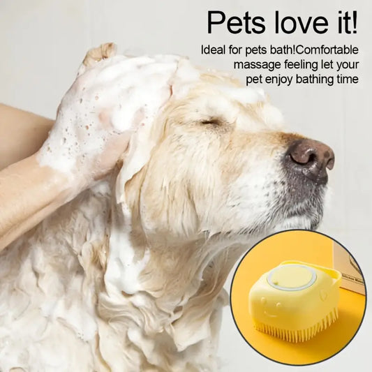 For Dogs Gentle Silicone Brush