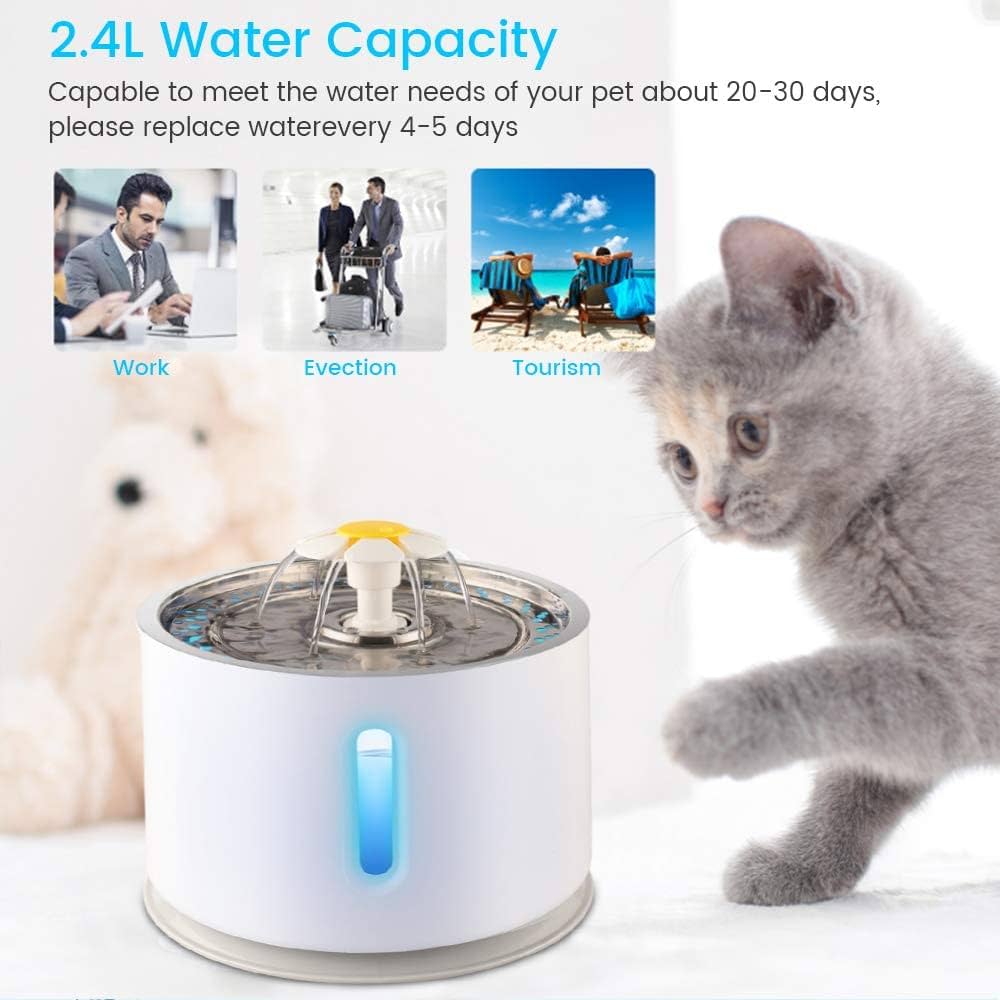 Aerb Water Fountain For Cat And Small Dog