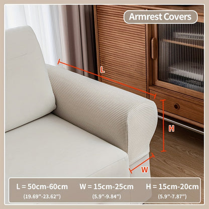 1pc Elastic Four Seasons Universal Stretch Sofa Cover, Simple Modern Style Non-slip Sofa Slipcover, Living Room Sofa Protector Couch Cover Suitable For Office Home Decor