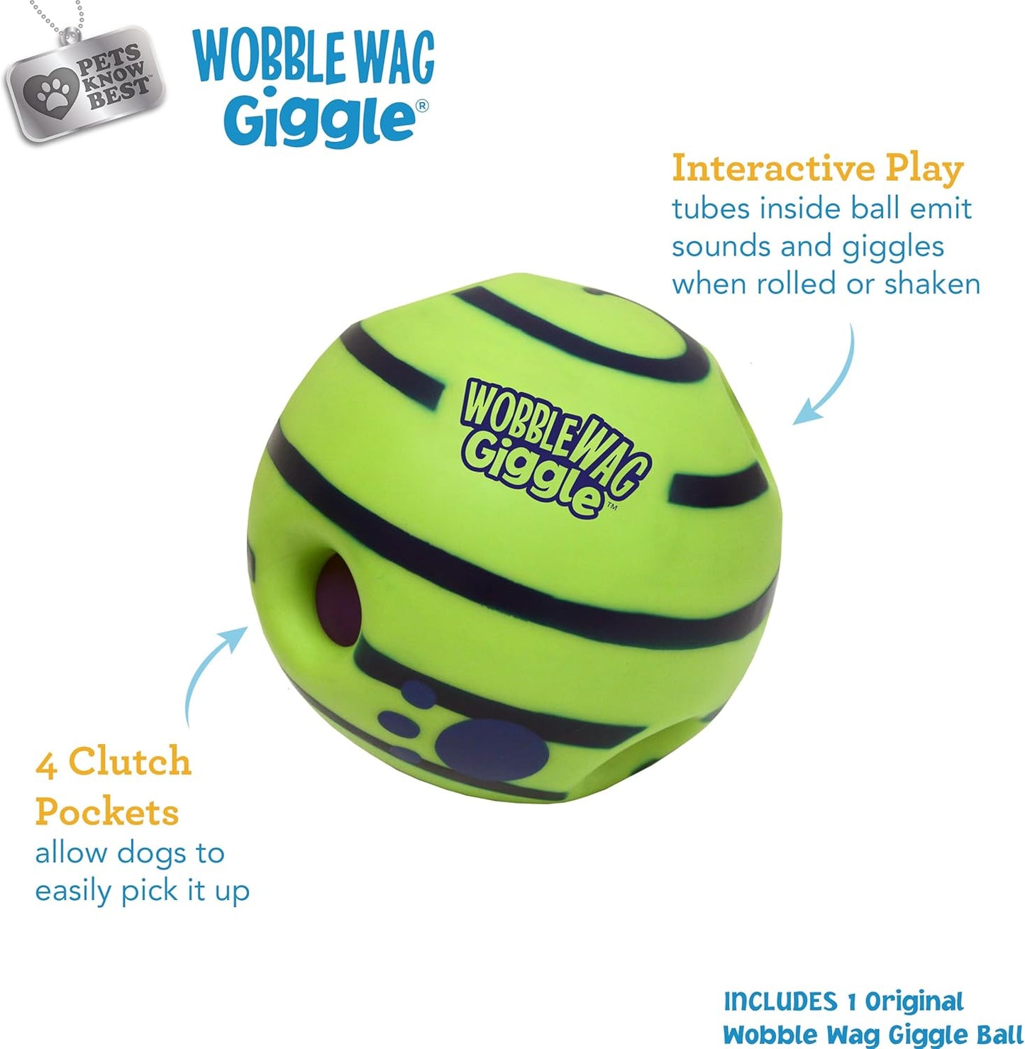 dog toys, Wobble Wag Giggle Ball