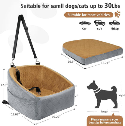 Dog Car Seat for Small Medium Dogs