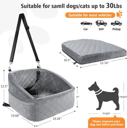 Dog Car Seat for Small Medium Dogs