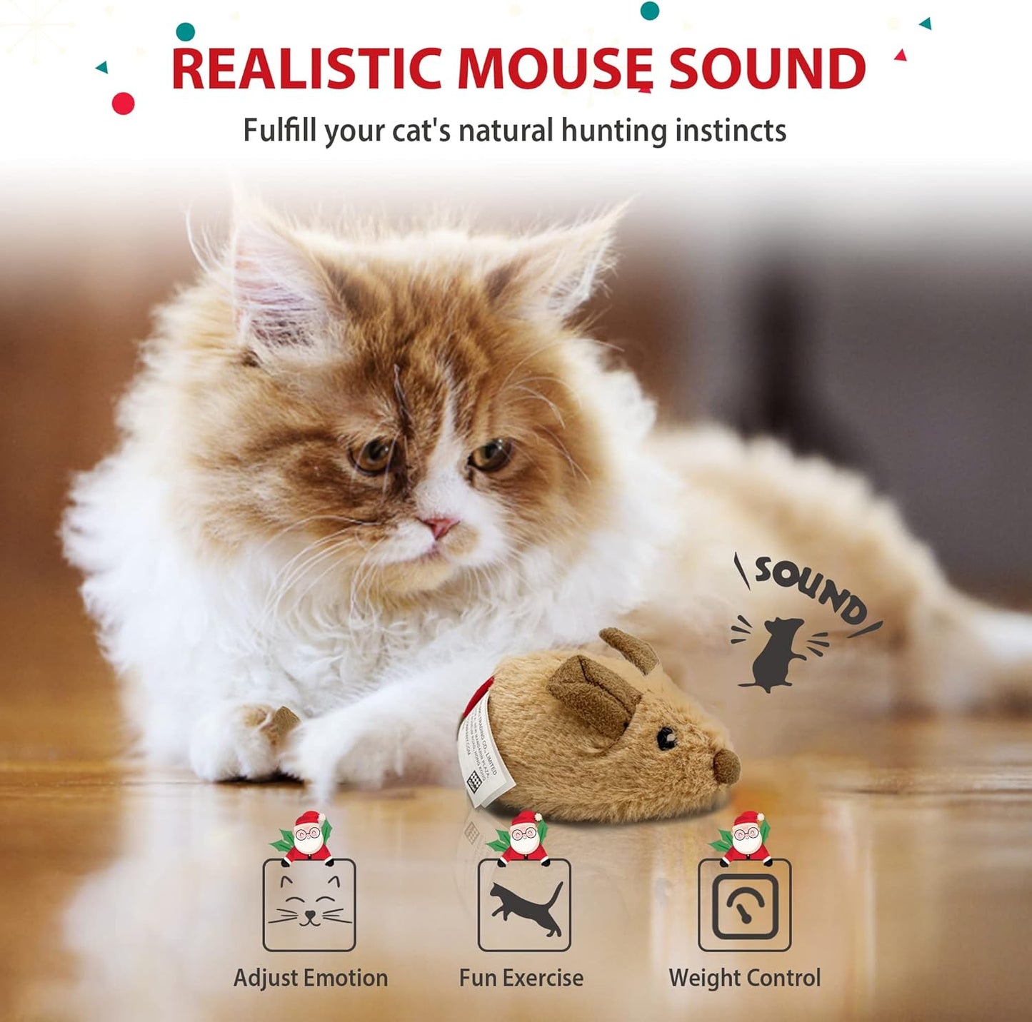 Gigwi Interactive Cat Toy Mouse