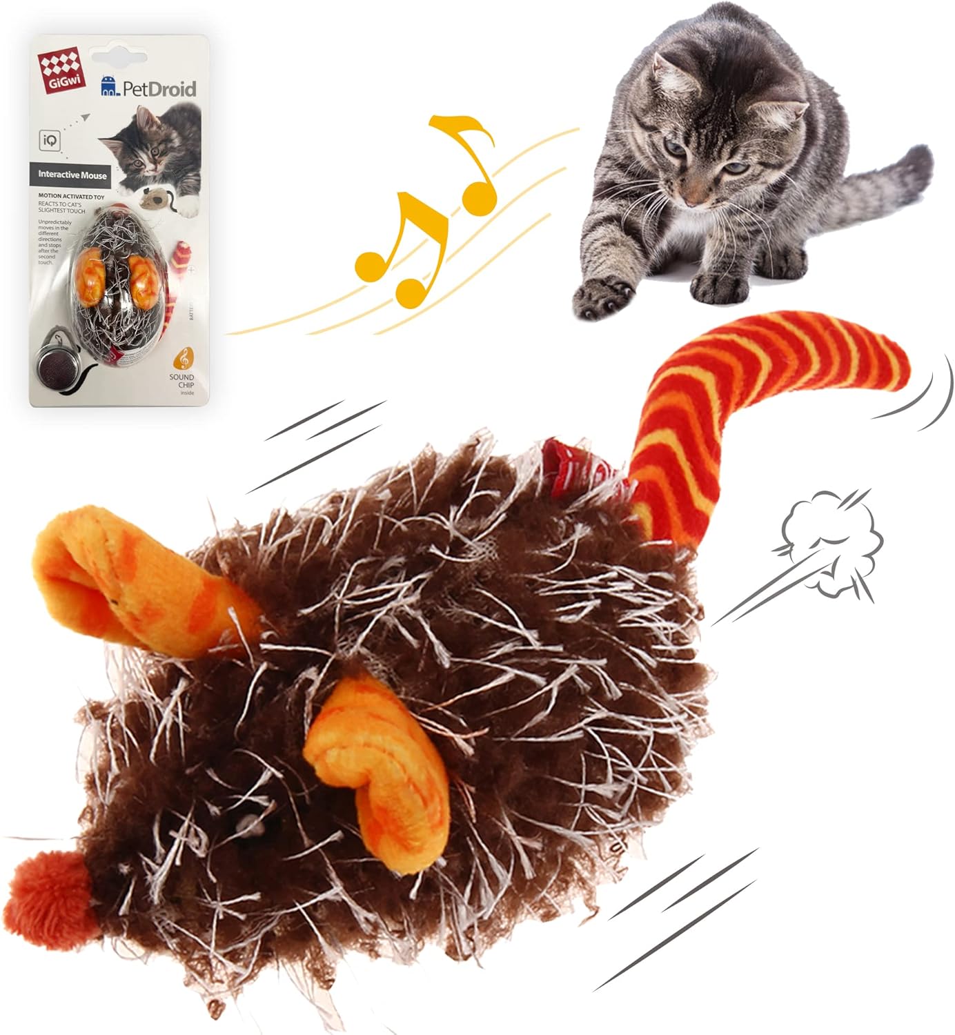 Gigwi Interactive Cat Toy Mouse