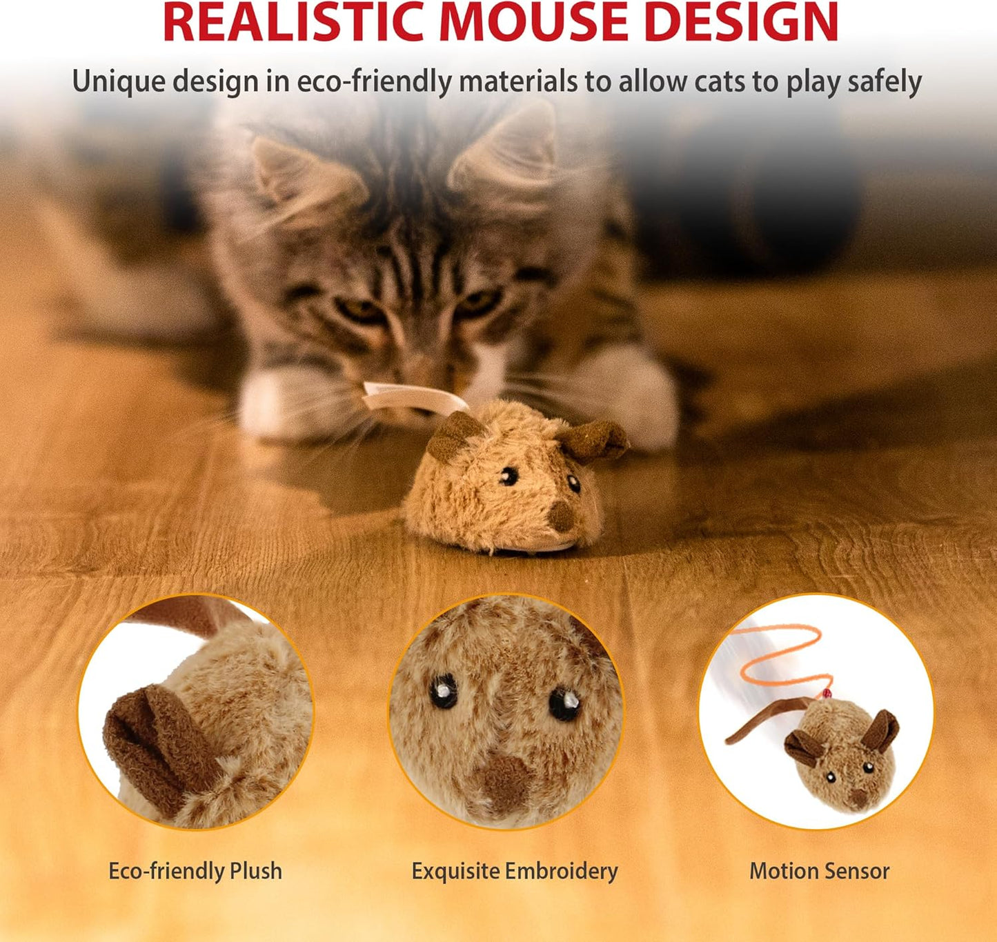 Gigwi Interactive Cat Toy Mouse