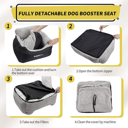 BurgeonNest Dog Car Seat for Small Dogs