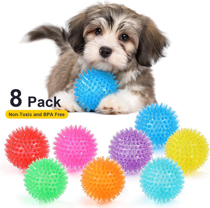 VITEVER 3.5” Squeaky Dog Toy Balls