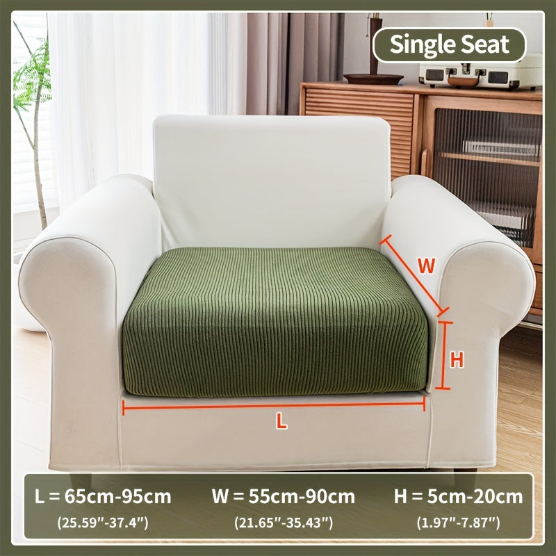 1pc Elastic Four Seasons Universal Stretch Sofa Cover, Simple Modern Style Non-slip Sofa Slipcover, Living Room Sofa Protector Couch Cover Suitable For Office Home Decor