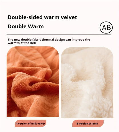 BED COVERS,[250-300g Soft Comforter] 1pc All Season Comforter With Soft And Breathable Milk Fiber Cover, 250-300g, Hypoallergenic And Soft Filling, Perfect For Bedding And Home Decor