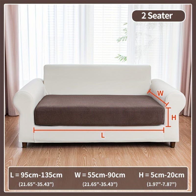 1pc Elastic Four Seasons Universal Stretch Sofa Cover, Simple Modern Style Non-slip Sofa Slipcover, Living Room Sofa Protector Couch Cover Suitable For Office Home Decor