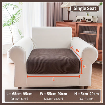 1pc Elastic Four Seasons Universal Stretch Sofa Cover, Simple Modern Style Non-slip Sofa Slipcover, Living Room Sofa Protector Couch Cover Suitable For Office Home Decor