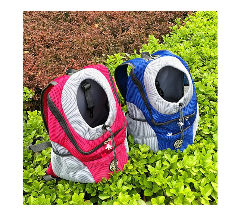 Pet Dog Carrier Cat Puppy Backpack Bag Breathable Portable Outdoor Travel Dog Puppy Head Out Chest Front Carrier Bag Backpack