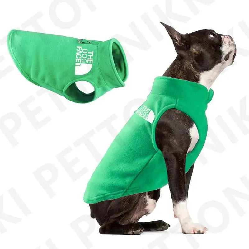 Dog Clothes, Fashion Dog Sweater Winter Outdoor Pet Clothing Warm Fleece Dog Clothes For Small Medium French Bulldog Ropa Perro S-Xl