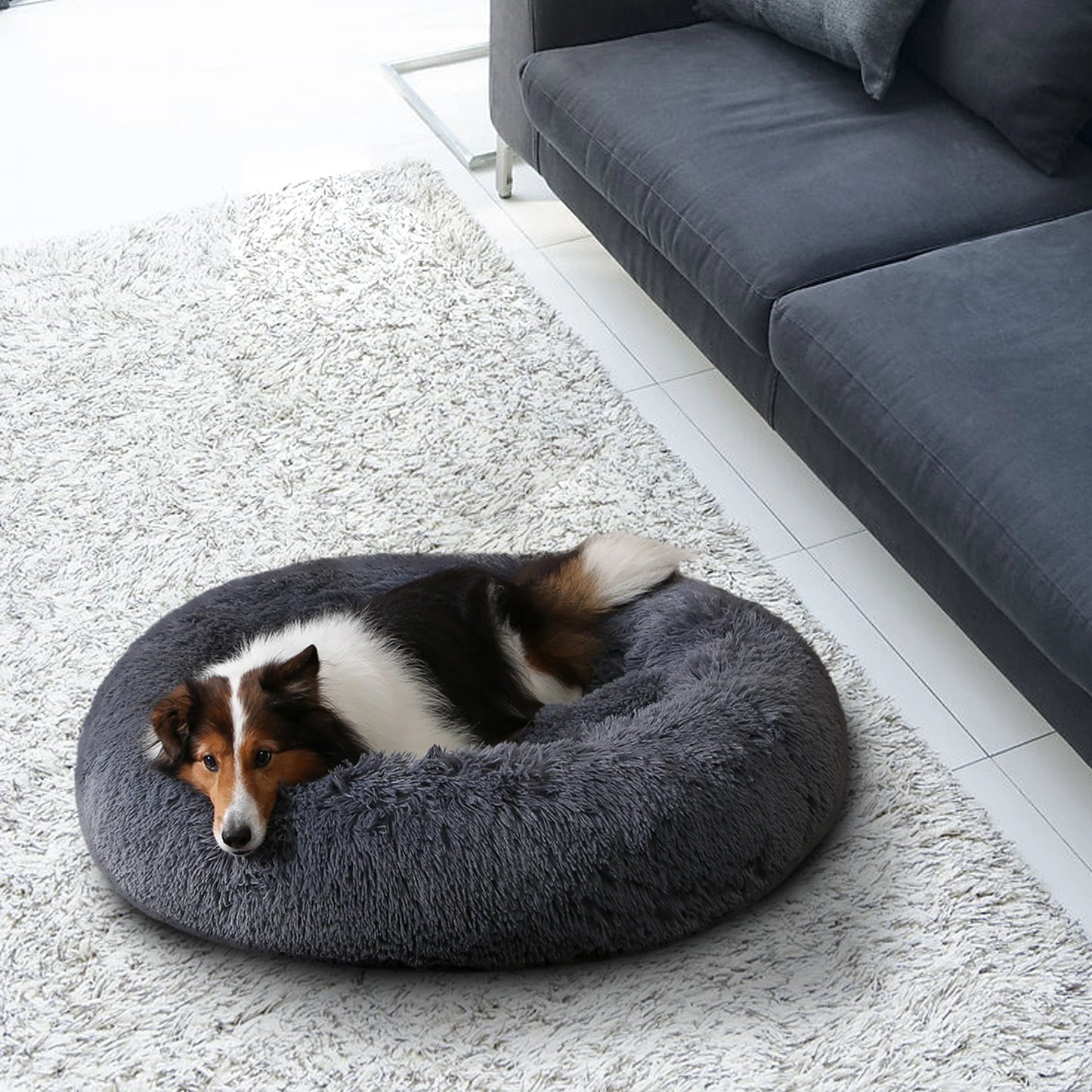 King Dog Bed Sofa Basket Dog Beds Fun Washable Removable Dog House Long Luxe Plush Outdoor Large Pet Cat Dog Bed Warm Mat Sofa