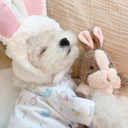 Dog Toy Bunny Squirrel Sleeping Accompanying Cute Pet Toy Pet Sounding Toy Dog Toothbrush Toy Cat Plush Dogs Pets Accessories