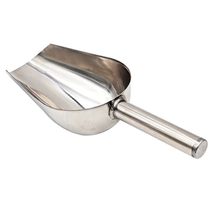 1 Pc Pet Feeding Shovel Cat Food Scoop Large Capacity Thickening Dog Food Scoop Spoon Stainless Steel Shovel Pet Feeder