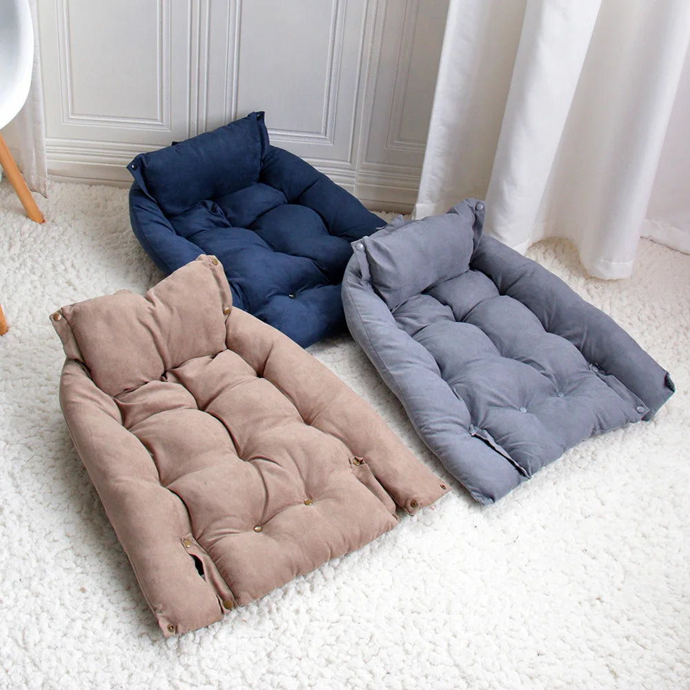 Multifunction Dog Bed Mat 3 IN 1 Dogs Cat Sleeping Bed Sofa Warm Winter Puppy Kitten Nest Kennel Soft Pet Cushion For Dogs Cats