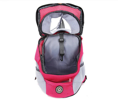 Pet Dog Carrier Cat Puppy Backpack Bag Breathable Portable Outdoor Travel Dog Puppy Head Out Chest Front Carrier Bag Backpack