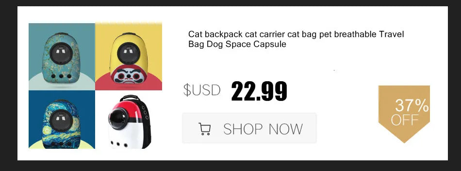 Cat Backpack Cat Carrier Fat Cat Bag Breathable Transport Travel Bag Dog Space Capsule Pet Capsule Astronaut Backpack For Pets