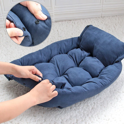 Multifunction Dog Bed Mat 3 IN 1 Dogs Cat Sleeping Bed Sofa Warm Winter Puppy Kitten Nest Kennel Soft Pet Cushion For Dogs Cats