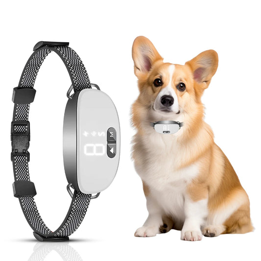 2024 new smart Dog Bark Collar,Rechargeable Smart Barking Collar, Anti Bark Training Collar Adjustable Sensitivity