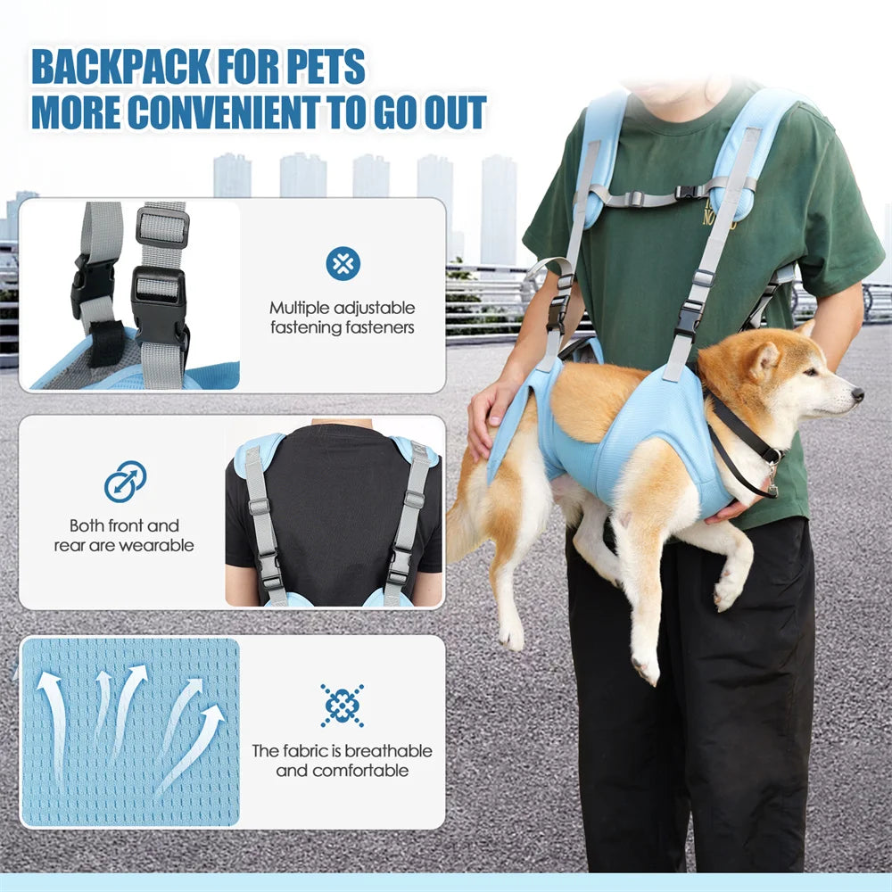 Cozy Puppy Dog Horizontal Backpack Breathable Pet Carrier Bags for Small Medium Dogs Poodle Shiba Inu Pug mascotas Accessories