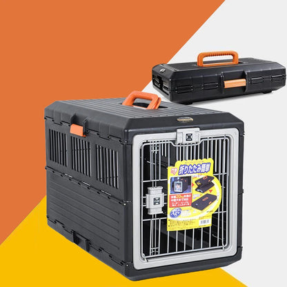 Folding Pet Air Box Dogs Cats Foldable Air Box Cat Cage Removable Dog Stuff Large Space Pet Travel Carrier Pet Supplies