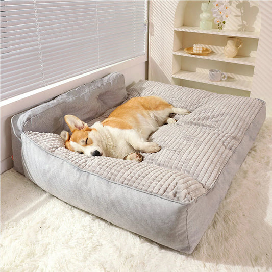 Soft Floor Mat for Pets Warm bed sleeping Indoor Pet Supplies Comfort Lovely Mattress Cushion for Small Large Dog Blanket Pet