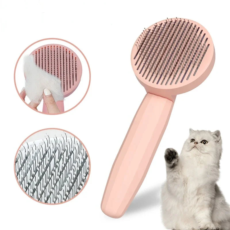 Cat Hair Cleaning Dematting Brush Comb Dog Hair Removal Brush Cat Grooming Tool Dog Hair Shedding Trimmer Needle Comb