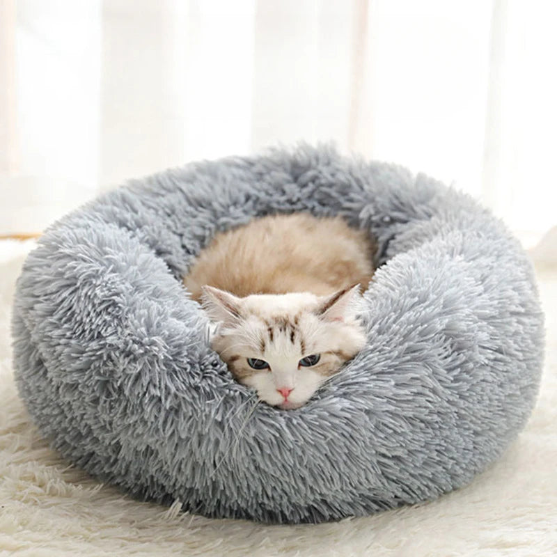 New Four Seasons Plush Pet Nests Creative Cat and Dog Nests Warm Detachable Washable Breathable Round Cat Nests Pet Nests Sofa