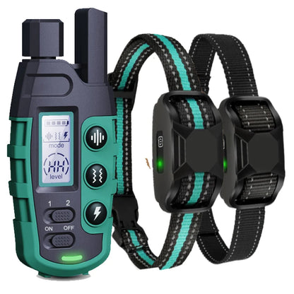 3300Ft Electric Dog Training Collar Remote Control Waterproof Pet BehaviorFor 5-120lbs Puppy With Shock Vibration