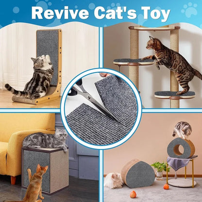 Cat Scratching Mat Board Anti Cat Scratch Sofa Self Adhesive Mat Trimmable Cat Scratching Post Carpet Furniture Protection