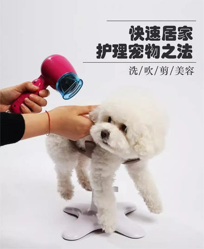 Pet Shower Grooming Care Table Dog Bathing Fixed Auxiliary Stand Adjustable Pet Blow Dryer Fixed Stand Bracket Dog Accessories