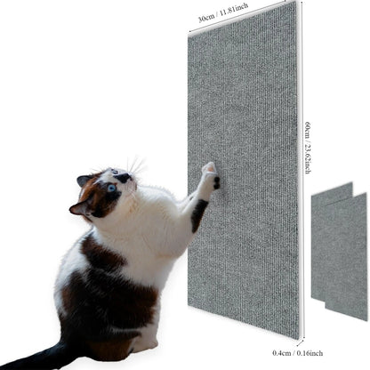 Cat Scratching Mat Cat Carpet with Self-Adhesive Trimmable Cat Scratching Post Carpet, Cat Scratch Furniture Protector