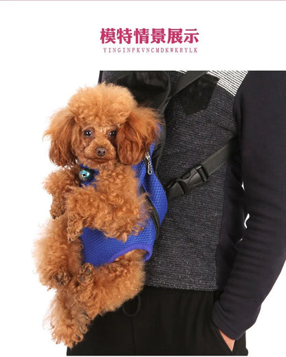 Mesh Dog Carriers Bag Outdoor Travel Backpack Breathable Portable Pet Dog Carrier for Dogs Cats Pet Backpack Pet Cat Carrier Bag