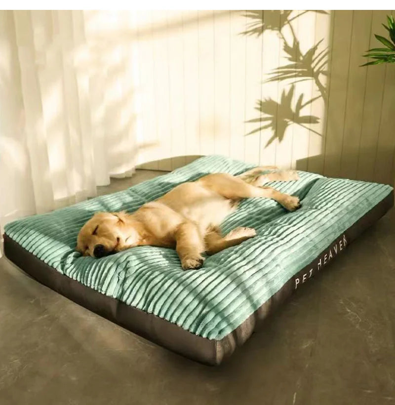 Soft Pet Dog Bed Winter Warm Dog Sleeping Mat Corduroy Pet Mat for Small Medium Large Dogs Removable Puppy Bed Pet Supplies