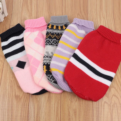 Cat Clothes Gatos Sweater Pet Dog Clothing for Small Medium Puppy Dogs Cats Winter Warm Coat Teddy Pug Jacket Soft Vest New