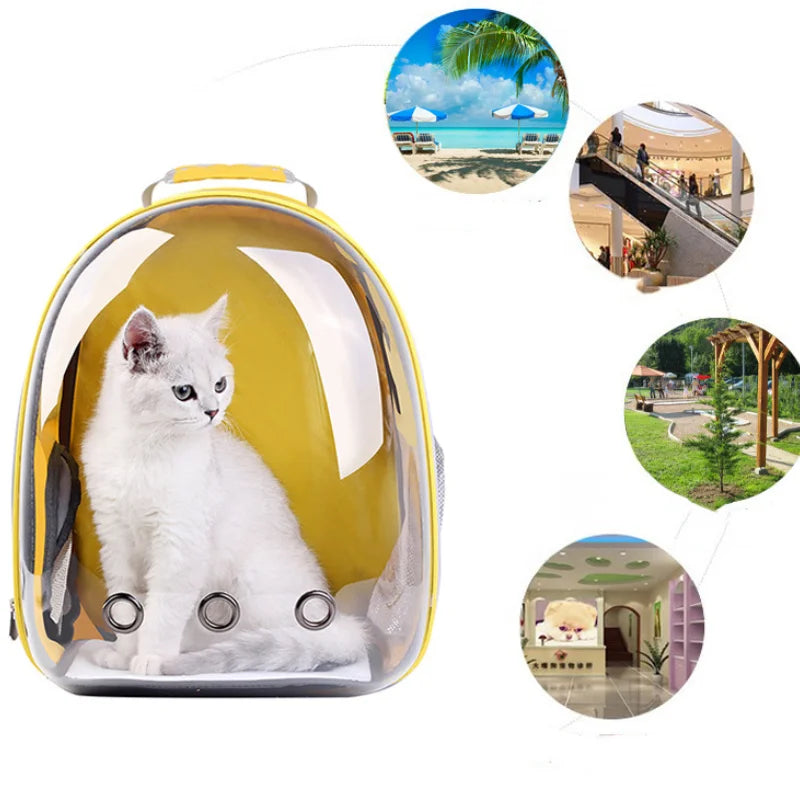 cats bag space design, Manufacturer directly supplies cat bags, pet backpacks, portable and transparent space capsules, cat supplies, breathable backpa