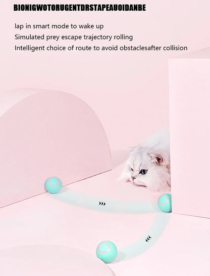 Pet Gravity Cat Smart Interactive Car Toy Automatic Moving Remote Mouse Indoor Kitty Ball Toys Controlled Car for Dogs Playing