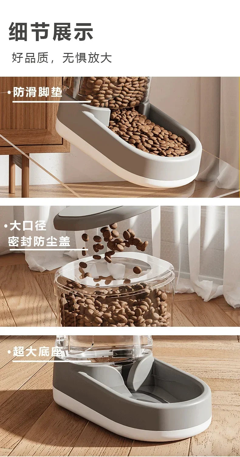 Dog Water Dispenser Cat Automatic Pet Feeder Dog Water Feeding Cat Drinking Water Flowing Water without Inserting Electric