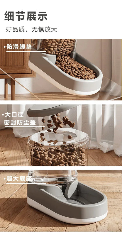 Dog Water Dispenser Cat Automatic Pet Feeder Dog Water Feeding Cat Drinking Water Flowing Water without Inserting Electric