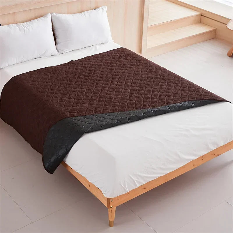 Plaid Bedspread Mattress Cover on The Bed Breathable Kids Pets Mattress Protector Covers Dog Cats Bed Mat Beds Sheet Pad