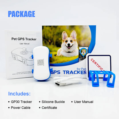 Dog Cat Tracker Smart Light Sound Search Lost Finder Waterproof Tracking Device for Pets with Free Trial