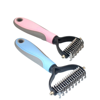 2025 Pet Cat Hair Removal Comb Brush Dog Grooming Shedding Tools Puppy Hair Shedding Trimmer Pet Fur Trimming Dematting Deshedd Combs