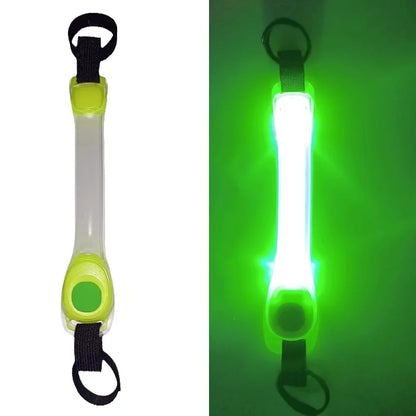 Waterproof Dog Anti-Lost Safety Glowing Collar,Multi-Color Pendants and Outdoor-Ready Flashing LED Light Strip, Night Visibility