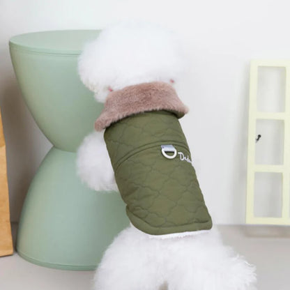 Dog Clothes,Warm Fleece Dog Jacket Vest Winter Dog Clothes Puppy Cats French Bulldog Coat Chihuahua York Pet Apparel for Small Medium Dogs