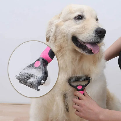 Dog Cat Hair Removal Comb Pet Long Hair Short Hair Pet Grooming Care Brush Trimming Dematting Brush Dog Pet Grooming Equipment